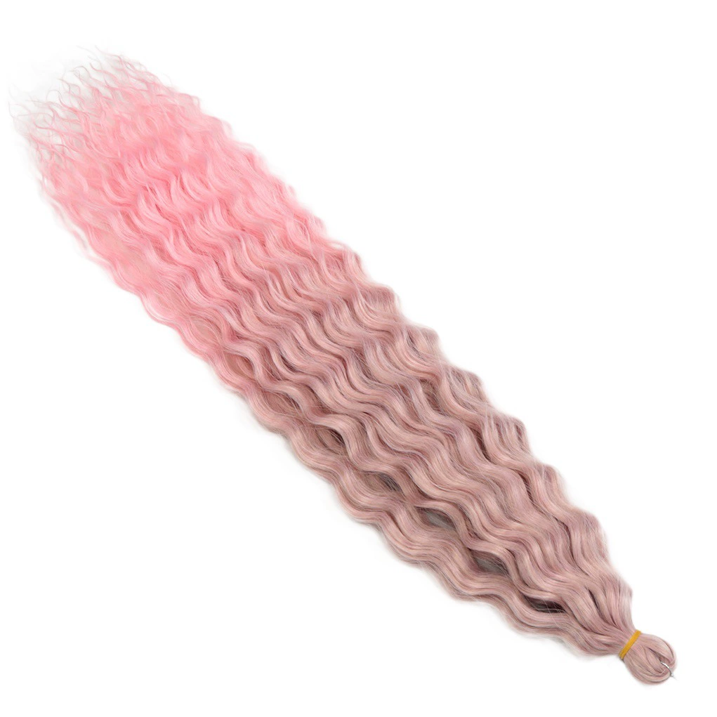 22 дюймов deepwist высокотемпературный шелк Латиноамериканский рулон белые длинные вьющиеся волосы наращивание кудрявые косы