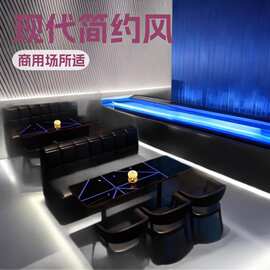 咖啡厅桌椅组合主题西餐厅酒吧清吧桌椅甜品奶茶店小吃店卡座沙发