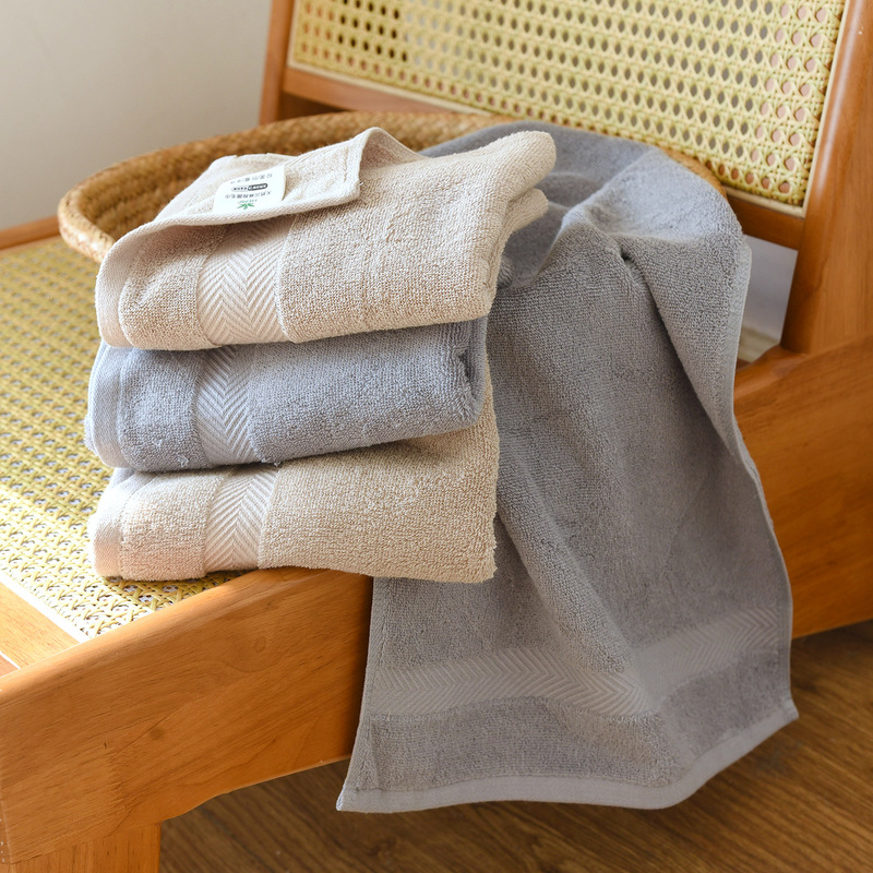 Thickened hemp odorless antibacterial towel for face washing, Class A hemp-cotton home use adult absorbent terry skin-friendly towel wholesale Thickened hemp odorless antibacterial towel for face washing, Class A hemp-cotton home use adult absorbent terry skin-friendly towel wholesale