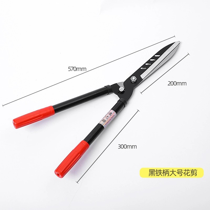【厂家直供】园林大花剪 修枝剪花枝剪 铁柄黑铁管大花剪园林工具