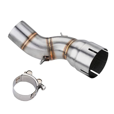 Without Damage, Motorcycle exhaust pipe