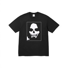 25FW MANSON TEE骷髅头四方印花短袖圆领T恤纯棉打底衫