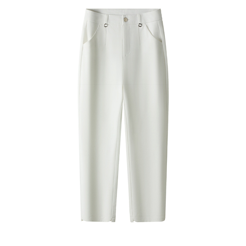 White Cropped Pants