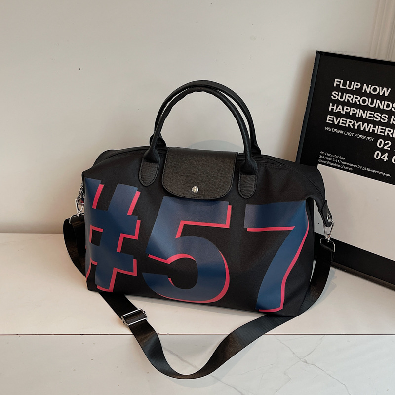 Large-Capacity Short-Distance Travel Bag, Women's Travel Portable Tote Bag, Versatile Internet Celebrity Commuter Shoulder Bag, Stylish Crossbody Bag