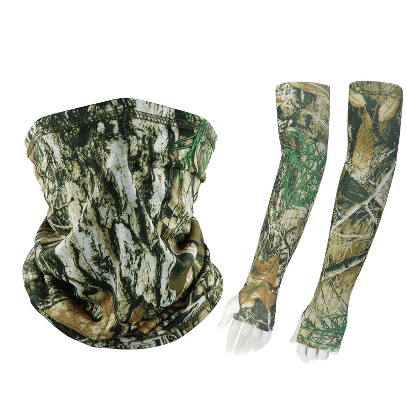 Hojas (babero de seda de hielo con dedos mangas de hielo)