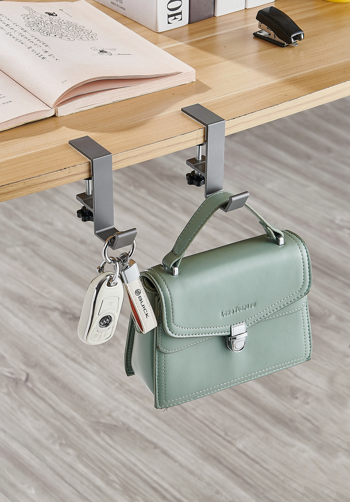 桌边挂钩：调节固定款单钩