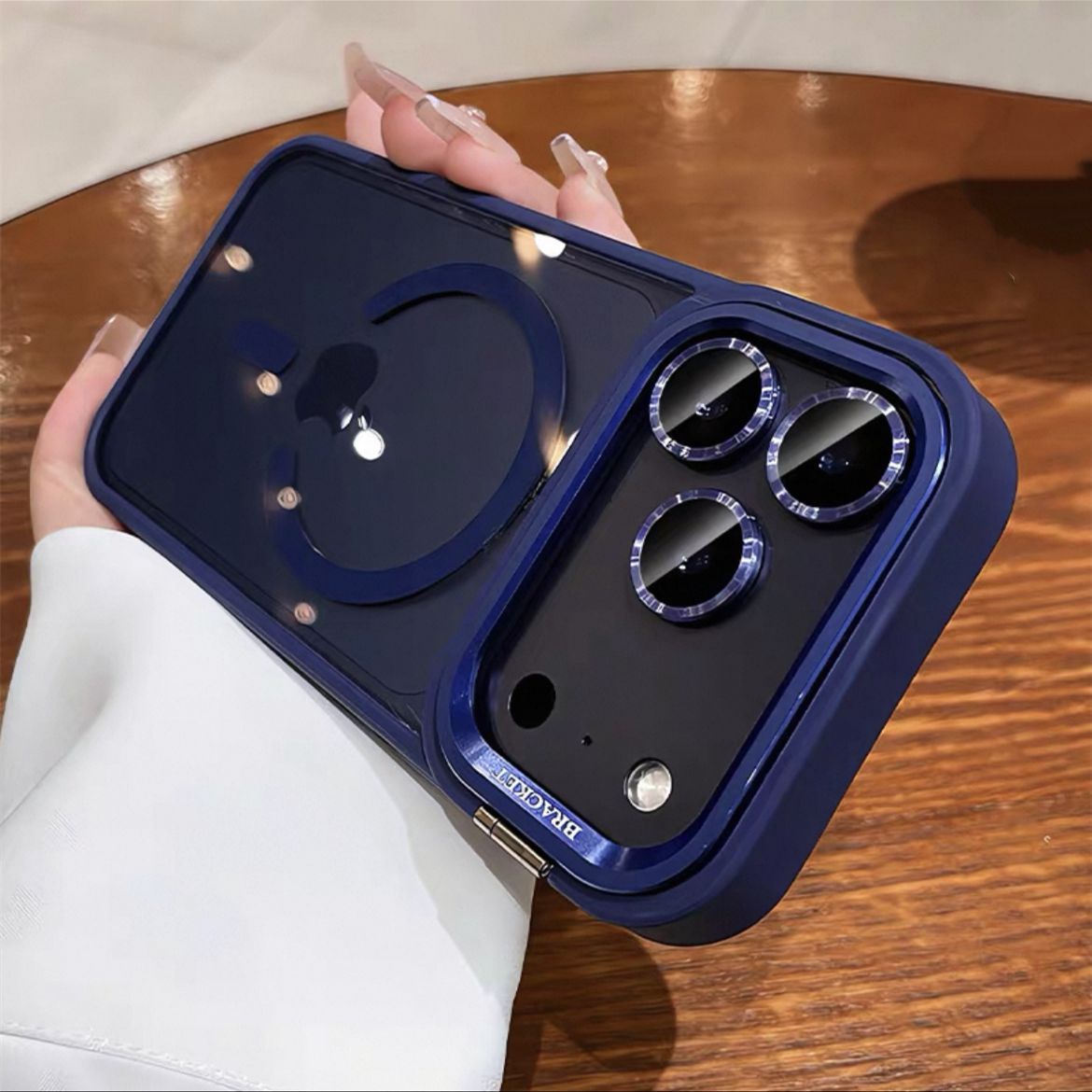 Soporte de lente succión para iPhone18PROMAX caso de teléfono con colgante Apple 17 película de lente anti-caída 16