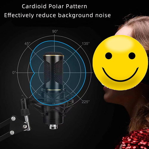 Cross-border USB desktop microphone Condenser microphone 192K computer video game live wired microphone