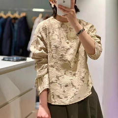 南油批发2025年夏季新款 剪花工艺棉感小清新上衣衬衫 面料棉人丝