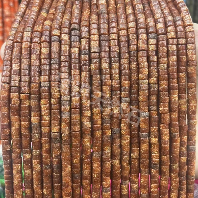2*4mm天然石管珠隔片散珠玉髓青金水晶圆柱隔珠diy饰品配件批发|undefined