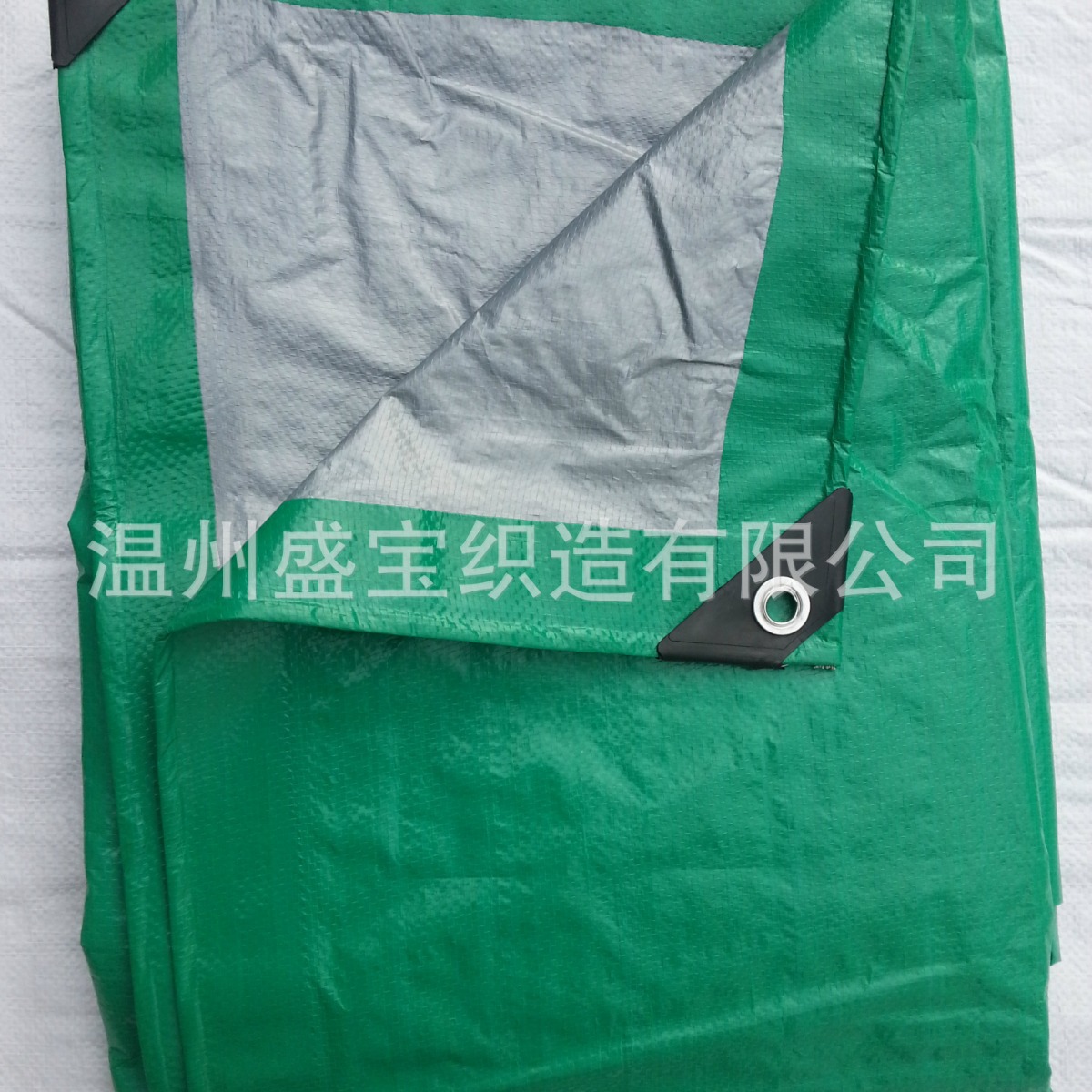 厂家生产优惠批发PE银绿篷布 银绿编织布