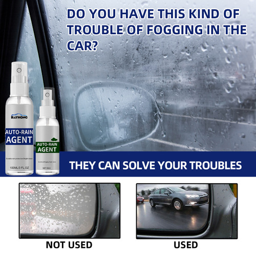 Car rain-proof agent and anti-fog agent Car windshield cleaning, rain-proof and anti-fog car paint coating agent