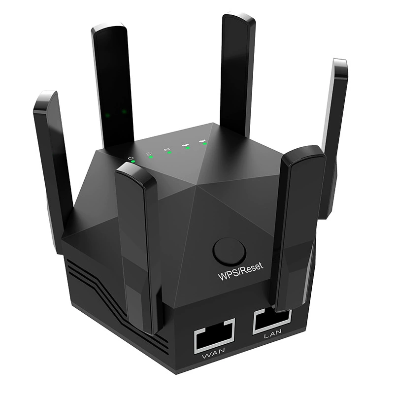 Усилитель сигнала WiFi домашний 6-антенный высокоскоростной проход через стену беспроводной сигнальный повторитель