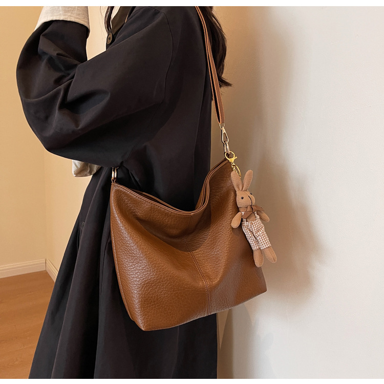 Borsa a secchiello donna grande capacità borsa a tracolla_voghion.com