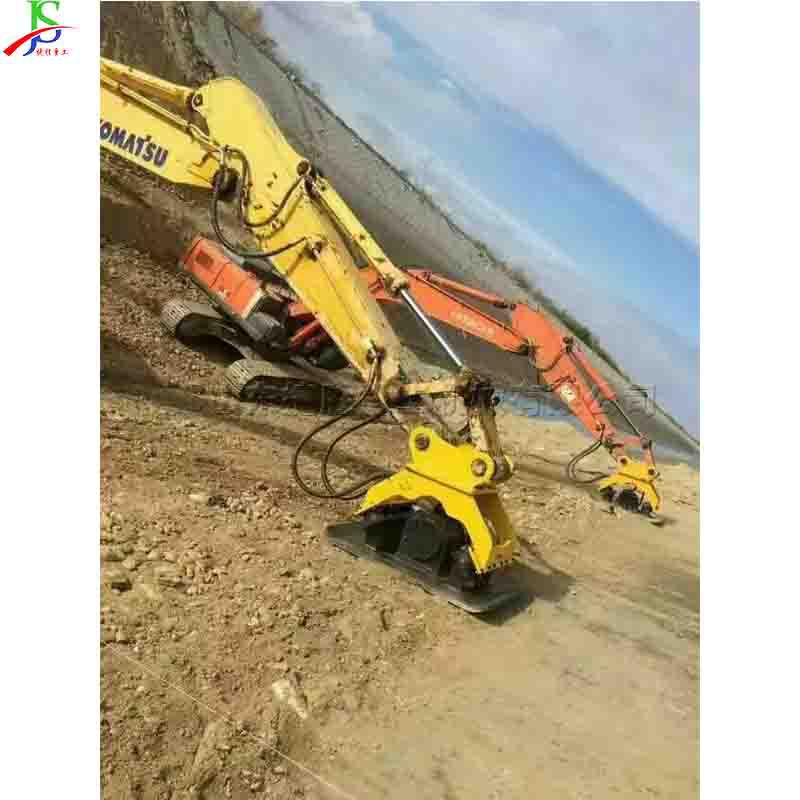 Excavadora hidráulica compactor de vibración de construcción accesorios de excavadora pequeña y media máquina de compactación de trituración