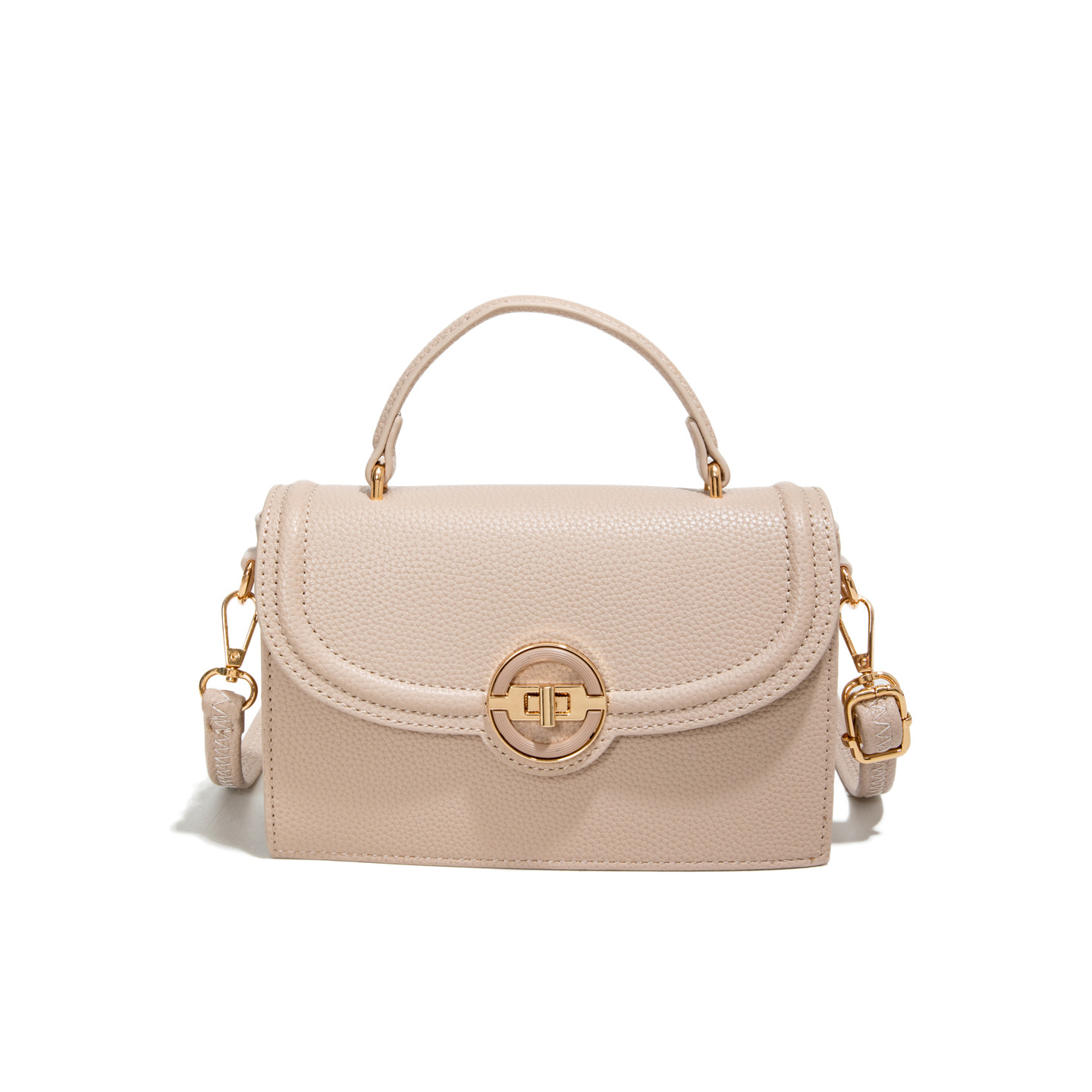 Bolso de mochila para mujeres 2025 nueva moda transfronteriza bolso de mano cuadrado de alta calidad lichi estampado bolso de hombro universal