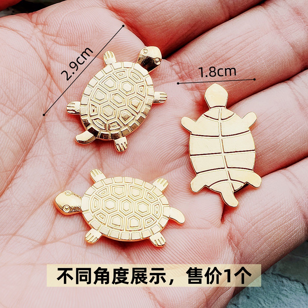 미니 대형 [구멍 없음] 플랫 거북이/하나