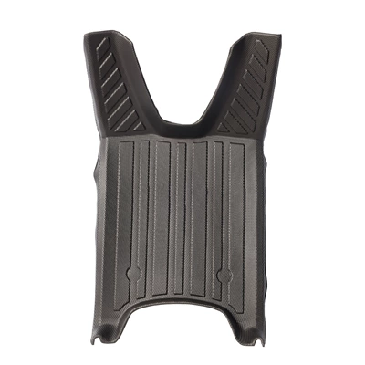 Suitable for Jihuo Ae4 Electric vehicle foot mat - full-coverage-floor-mats-basic-black-jihe-ae4-max-double-layer-model-tpe-foot-pad-black-snow