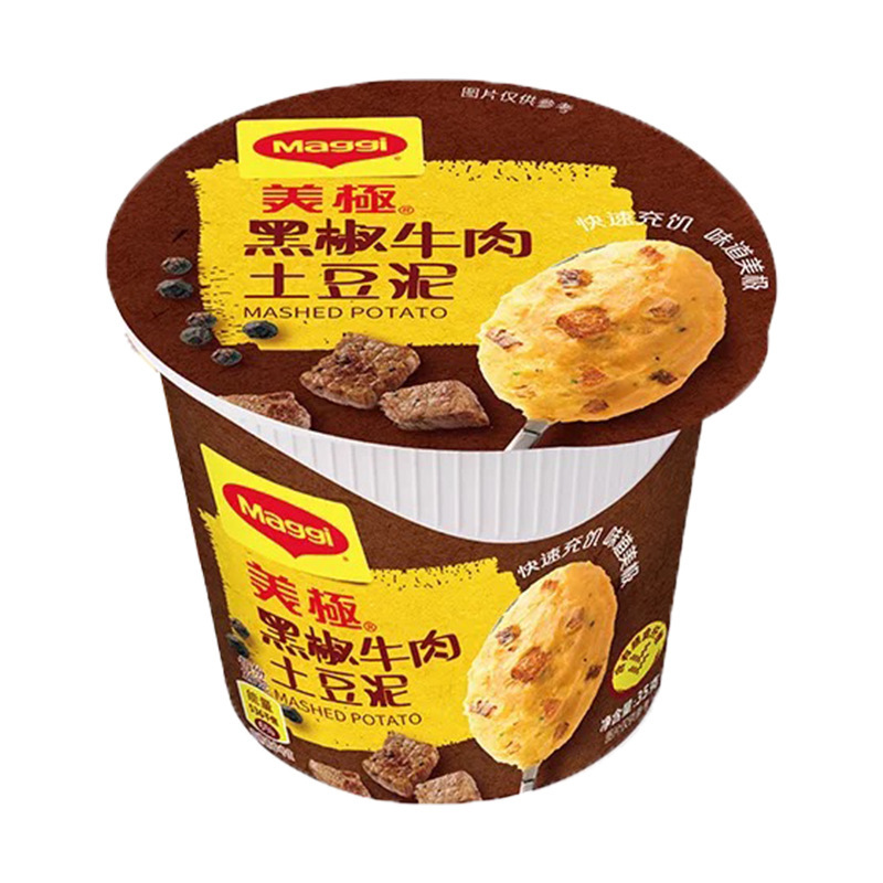雀巢Maggi 美極鸡茸玉米土豆泥营养方便即食早餐速食代餐饱腹小吃|undefined