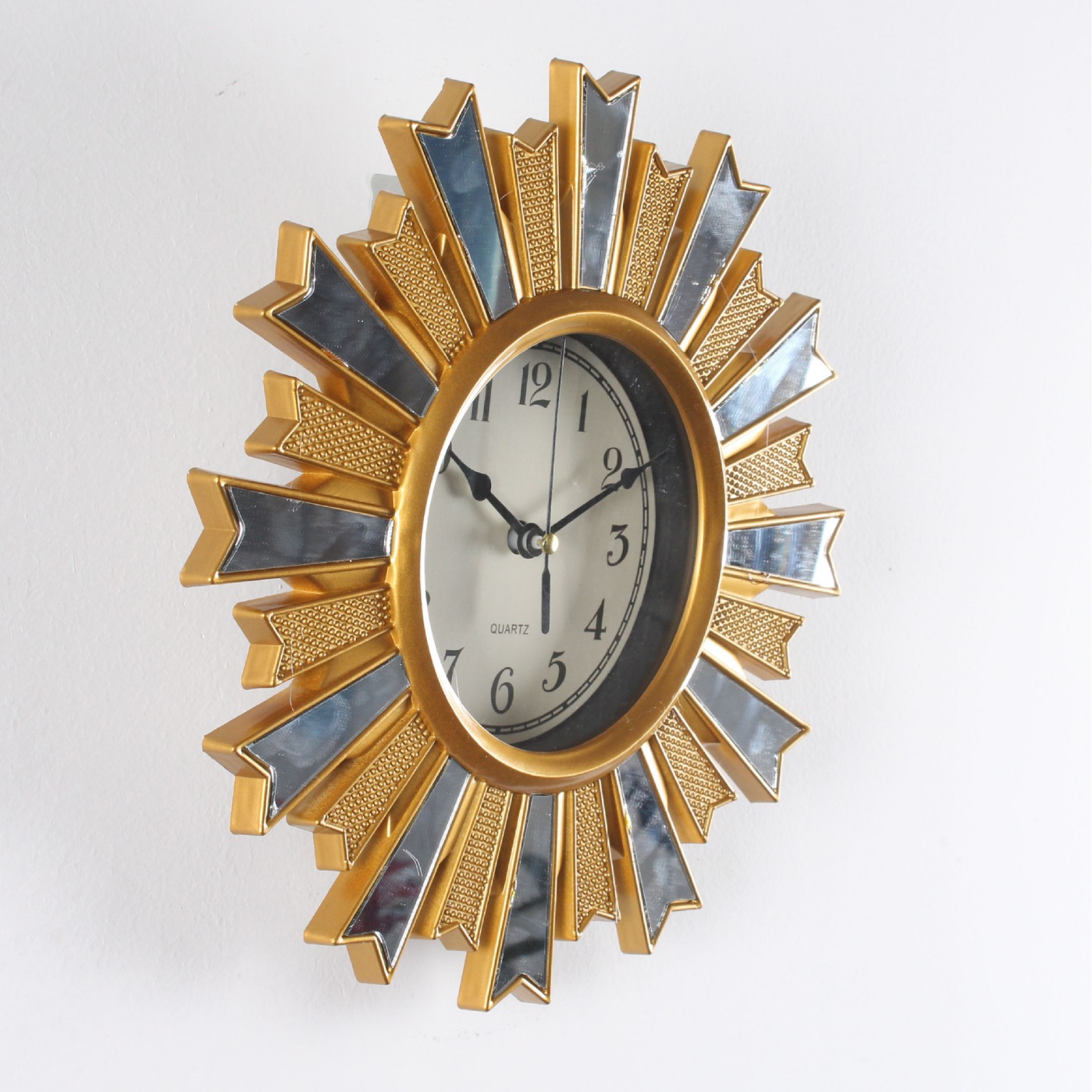 Reloj de pared de cuarzo redondo de 10 pulgadas estilo nórdico nuevo, reloj romano silencioso, venta al por mayor de fábrica