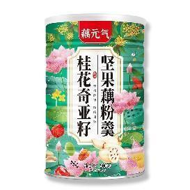 Lotus root energy, osmanthus, chia seed, nut and lotus root starch soup, canned 500g lotus root starch soup, nut and lotus root starch meal replacement breakfast