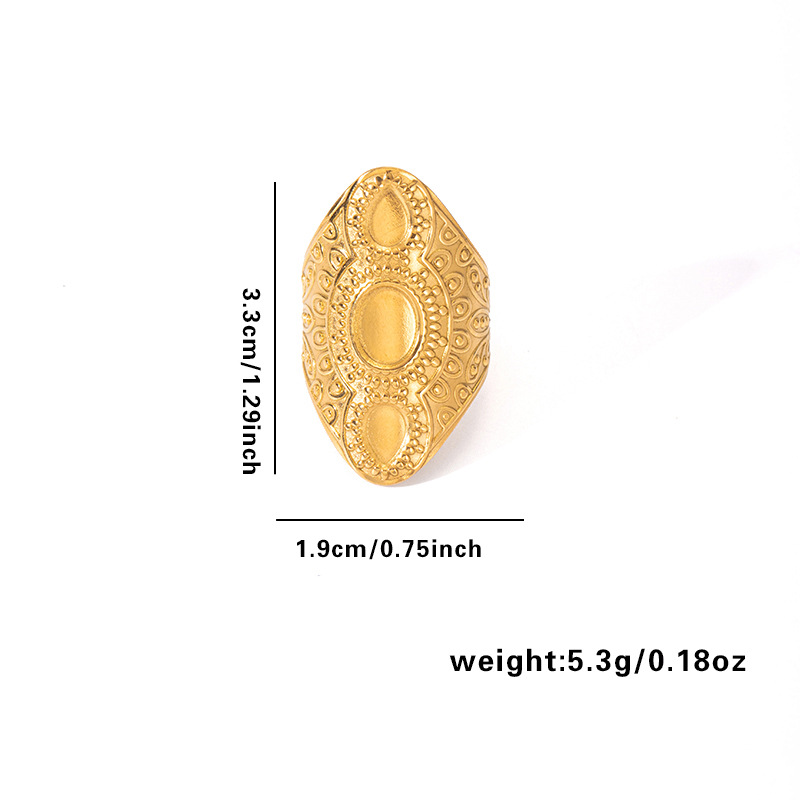 8g Weight 0.03µm Gold Plating Thickness Electroplated Gold Plating Process Golden Plated Plating Material Stone-Free Inlay Material Rings Classification 1 Piece Quantity Daily Occasion 201 Stainless Steel Material Leaf, Heart Shape Pattern Women's Gender Elegant Style Plating Craft Wholesale Jewelry Elegant Leaf Heart Shape Titanium Steel Open Rings 12