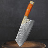 China tradition kitchen knife kitchen tool classic Zhen possession Handmade knife 67 Damascus High-end gift wholesale