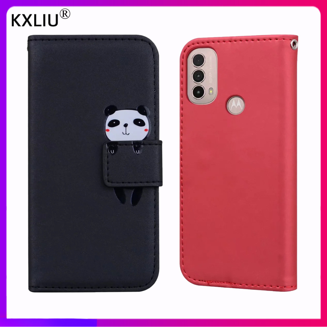 适用Moto E20创意动物皮套手机套索尼Xperia 5 III全包防摔保护壳