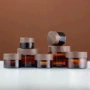 茶色面霜瓶化妆品膏霜瓶