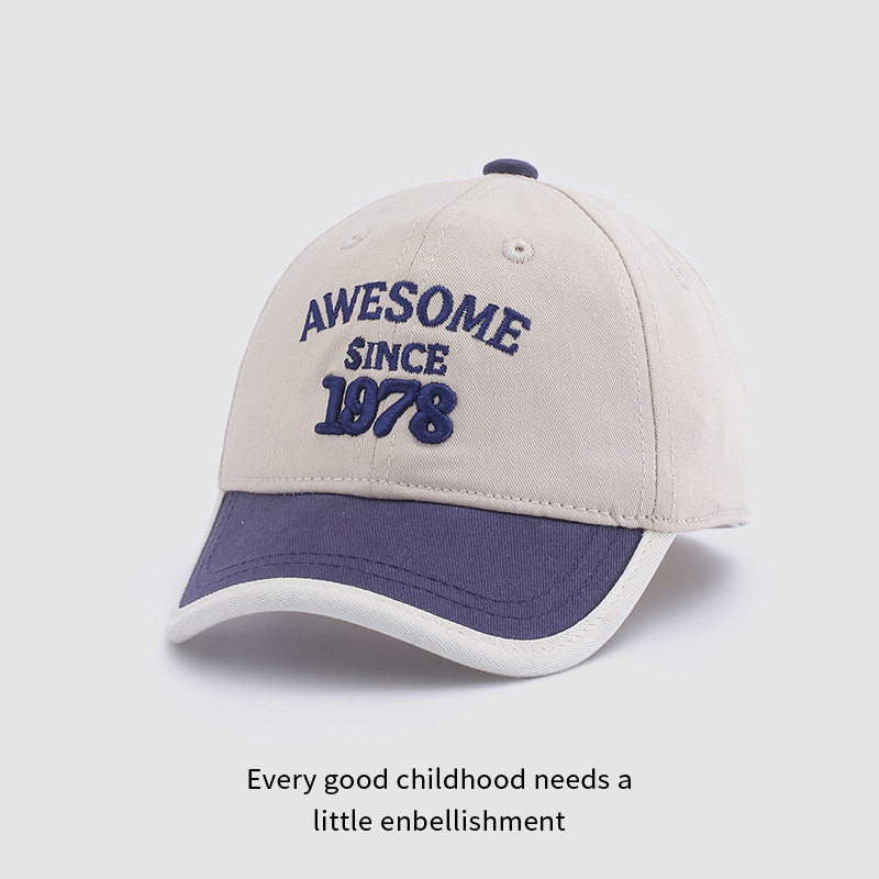 Sombreras de béisbol para niños Sombreras de lengua de pato Primavera y Otoño Sombreras delgadas para niñas Sombreras solares para bebés Sombreras solares para bebés marea de verano