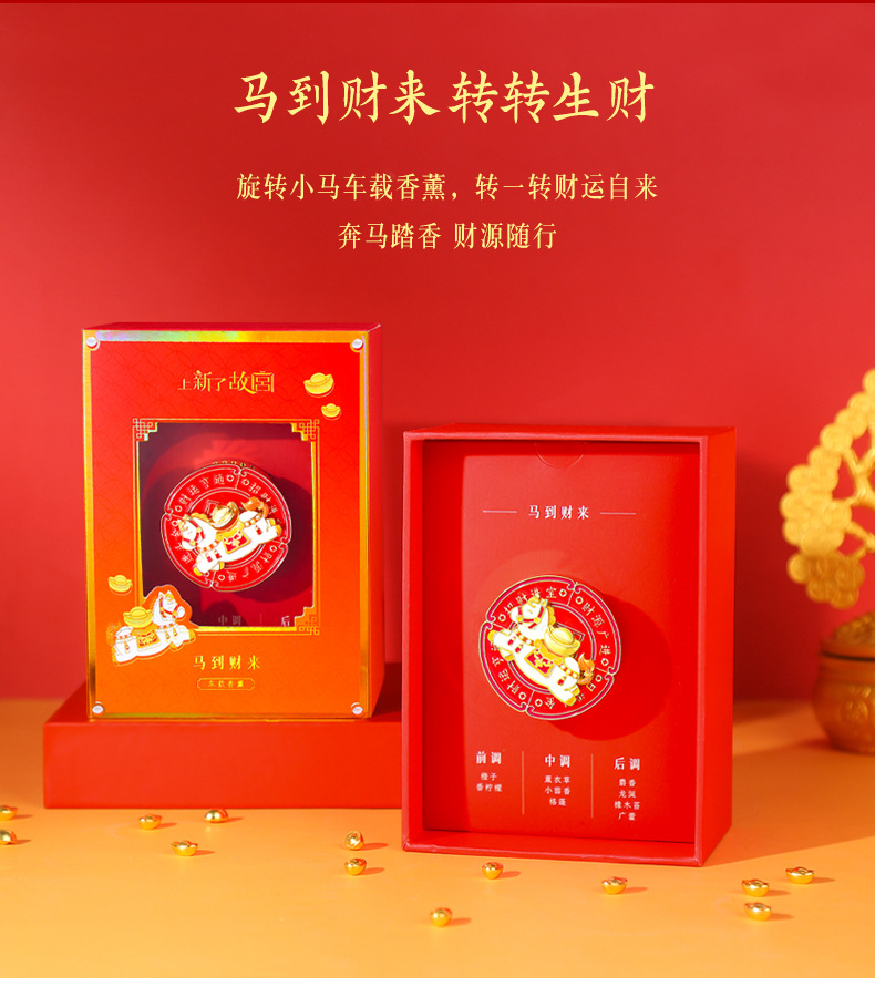 Lily Story Car Fragrance New Release: Forbidden City Collaboration Solid Car Fragrance Vent Diffuser