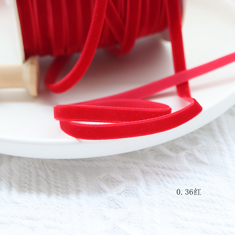 1cm/0,6 cm cinta de terciopelo de color cinta de cisne cinta de bricolaje material hecho a mano cinta cinta cinta decorativa