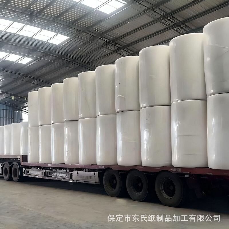 Napkin Paper Large Roll Large Toilet Paper Wood Pulp Paper Towel Household Paper Raw Material Cutting Roll Paper Original Paper Factory Customization
