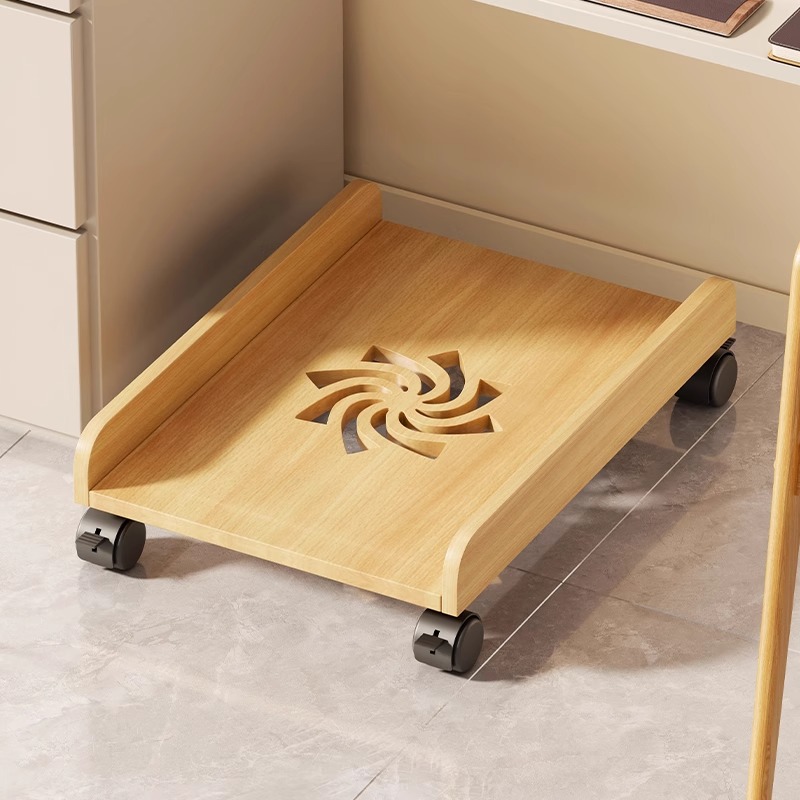 电脑主机箱托架移动底座托盘放主机的架子放置架桌下置物架架