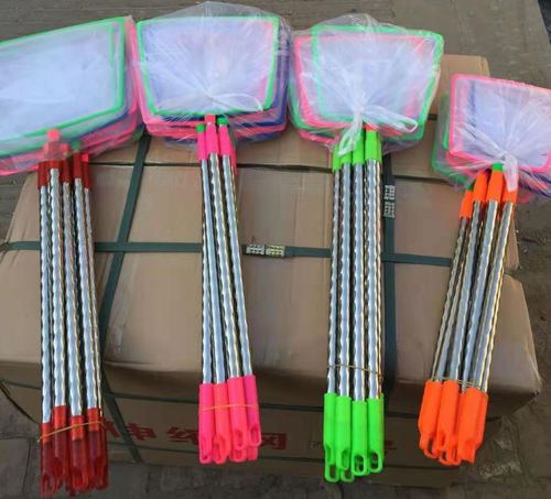 Stainless steel telescopic fish net, small fish tank hand net, goldfish net bag, fishing tool, aquarium supplies, fishing