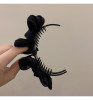 Double-sided hairgrip with bow, crab pin, ponytail, internet celebrity, wholesale