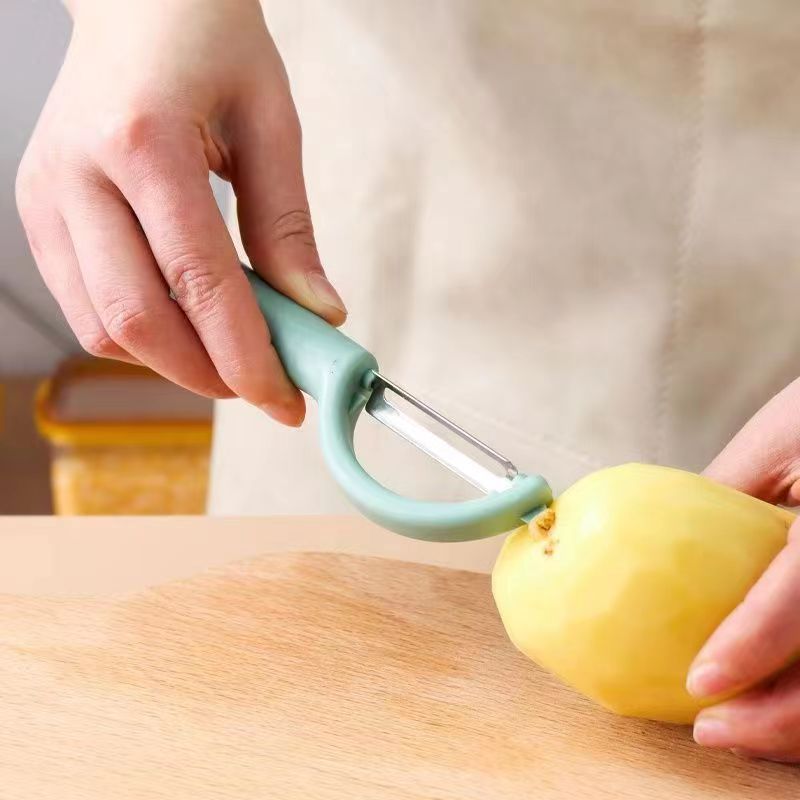 Pelador tipo P pelador de frutas y verduras pelador simple utensilios de cocina melón y pelador de frutas