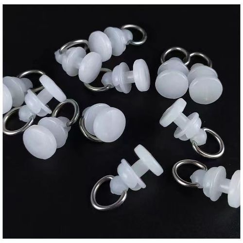 5YA1 Wholesale Curtain Track Accessories Accessories Pulley Nano Silent Home Curtain Roller Straight Rail Guide Rail Hook