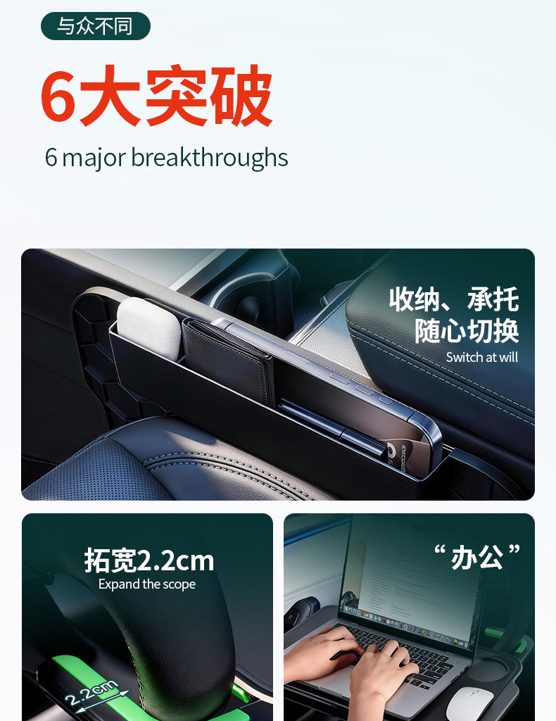 New Car-Mounted Small Table Board, Car Steering Wheel Dining Table, Small Table, Car Laptop Stand, Storage Box