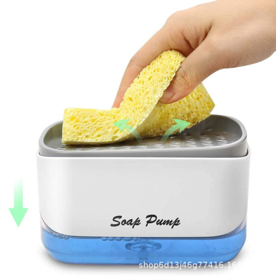 Press detergent box kitchen press bottle automatic dispenser convenient simple storage dishwashing liquid press artifact