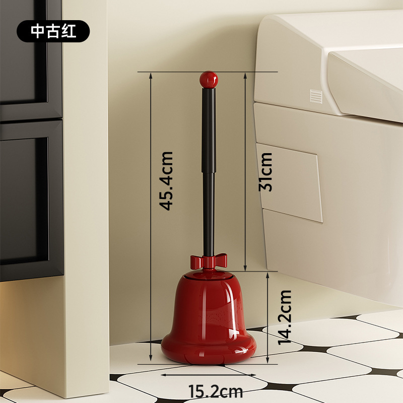 トイレブラシ トイレ死角なし 家庭用 2025年新作 かわいい 浴室しゃがみロングハンドルブラシ クリーニングセット|undefined