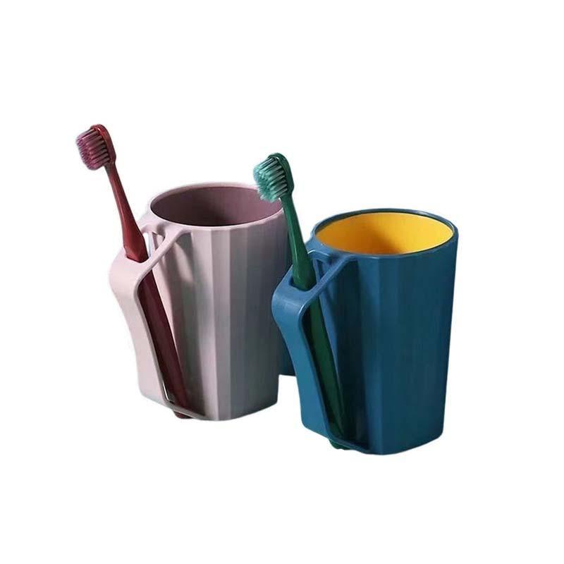 学生宿舍简约漱口杯情侣洗漱杯牙膏牙刷收纳洗漱杯子家用牙刷杯|undefined