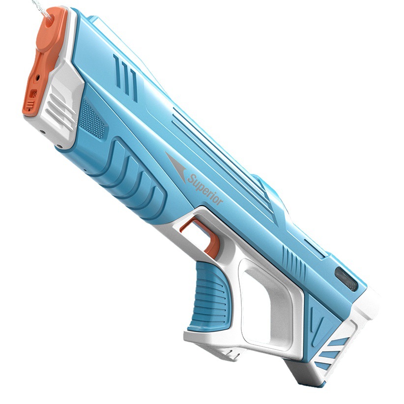 Verano transfronterizo nuevo estilo pistola de agua eléctrica para niños al por mayor pistola de agua de disparo continuo automática juguetes de agua de gran capacidad para niños