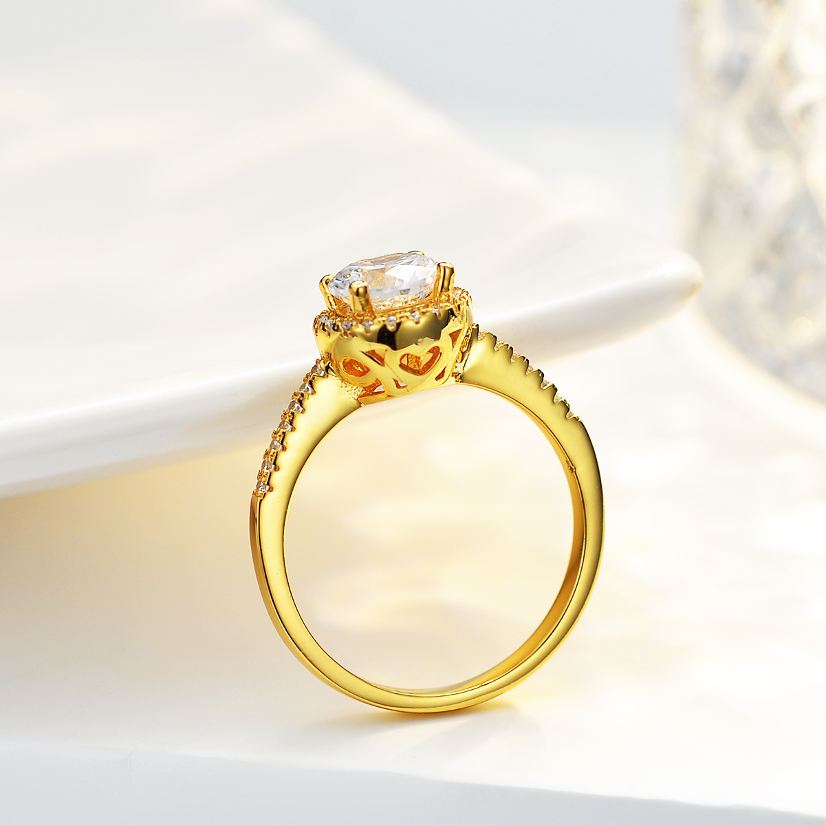 Elegant Moissanite Ring