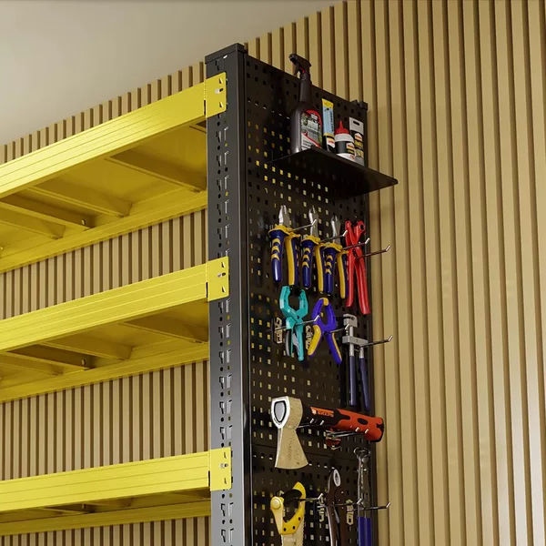 Square Hole Shelf Hole Board Accessories Multifunctional Storage Rack Metal Hardware Tools Hanging Board Wall Storage Display Rack
