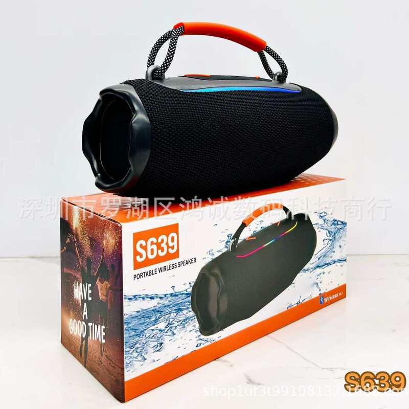 S639 Outdoor Bluetooth Speaker for Cycling, Portable Music Subwoofer, High-Power Audio Subwoofer S639 Outdoor Bluetooth Speaker for Cycling, Portable Music Subwoofer, High-Power Audio Subwoofer
