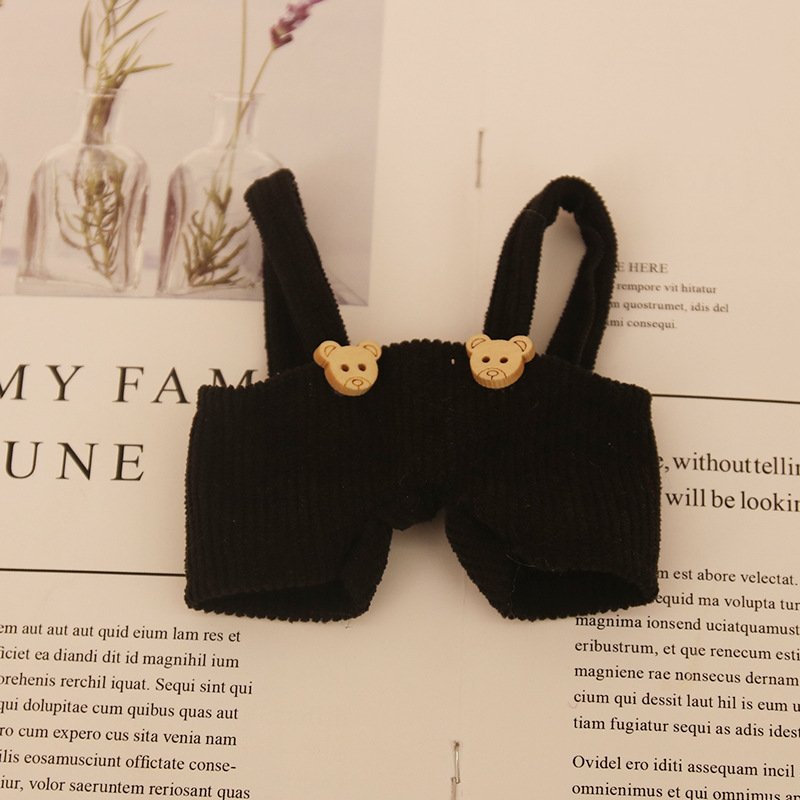 Muñeca de felpa de 10cm, babero, ropa, conejo de buen comportamiento, jeans de juguete, ropa de bebé para perros, accesorios al por mayor