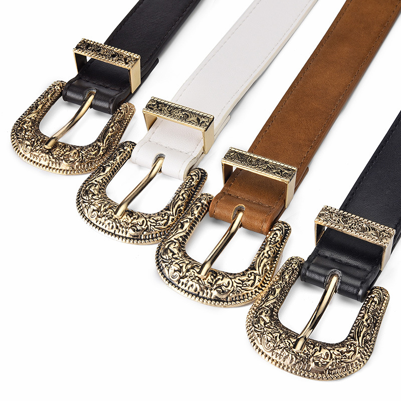 100g Weight Belt Classification 1 Piece Quantity Daily, Street Occasion Pu Leather, Alloy Material Solid Color Pattern Women's Gender Basic, Classic Style Style Basic Classic Style Solid Color Pu Leather Alloy Women's Leather Belts 无