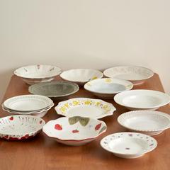 批發 好看的大盤子碗家用2022新款深盤陶瓷餐盤裝菜餐具菜盤ins風