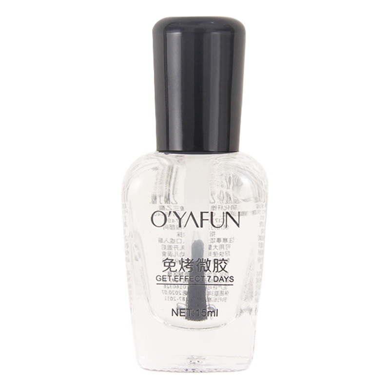 Encounter 15ml Nail Polish Set Waterproof No-Bake Micro Gel Non-Fading Glitter Quick-Dry Nail Polish Non-Peelable